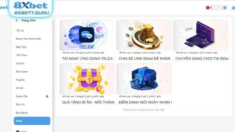 Bạn cần đáp ứng 5 điều kiện để nhận khuyến mãi 8XBET thành công