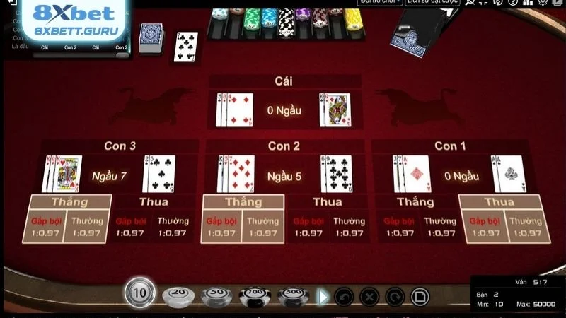 Hướng dẫn quy tắc chơi chi tiết tại 8XBET