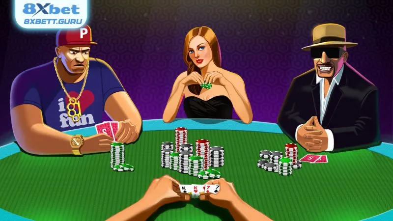 Tìm hiểu chi tiết các vòng đặt cược trong Texas Hold'em tại 8XBET
